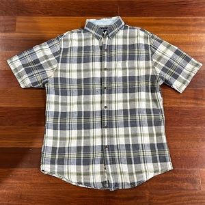Croft & Barrow Short Sleeve Button Down Shirt Size Small